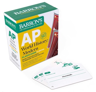 Front cover_AP World History Modern, Fifth Edition: Flashcards: Up-to-Date Review + Sorting Ring for Custom Study