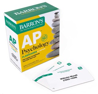Couverture_AP Psychology Flashcards, Fifth Edition: Up-to-Date Review + Sorting Ring for Custom Study