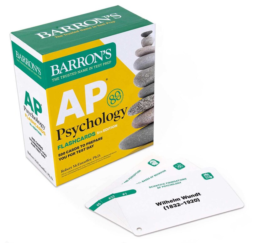 Couverture_AP Psychology Flashcards, Fifth Edition: Up-to-Date Review + Sorting Ring for Custom Study