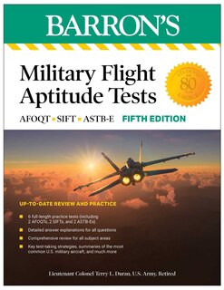 Front cover_Military Flight Aptitude Tests, Fifth Edition: 6 Practice Tests + Comprehensive Review