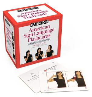 Front cover_American Sign Language Flashcards: 500 Words and Phrases, Second Edition