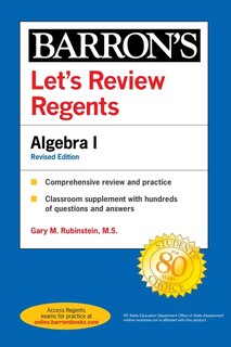 Front cover_Let's Review Regents: Algebra I, Fourth Edition