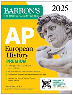 Couverture_AP European History Premium, 2025: Prep Book with 5 Practice Tests + Comprehensive Review + Online Practice