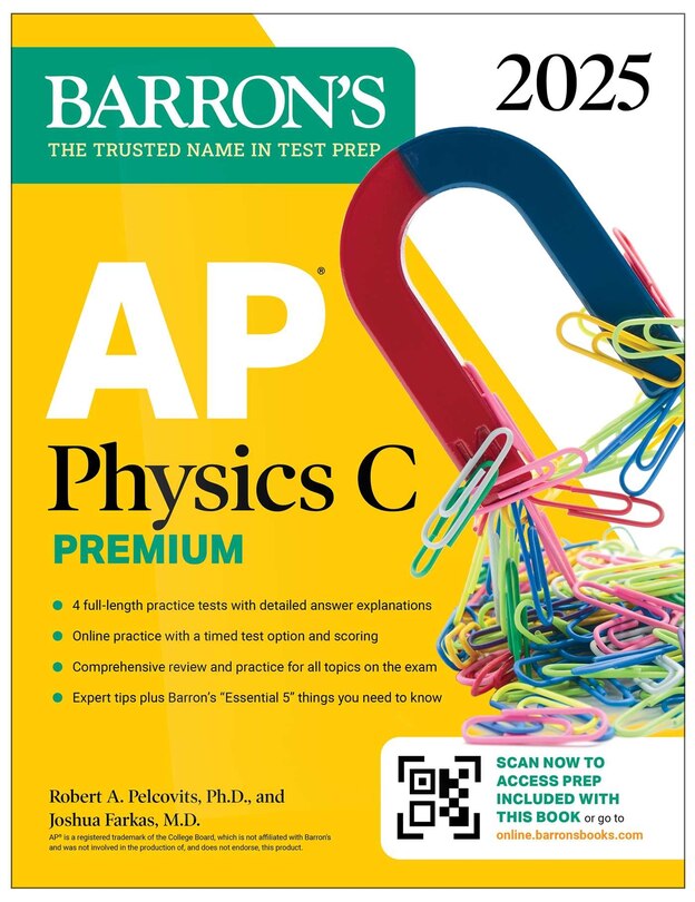 Front cover_AP Physics C Premium, Eighth Edition: 4 Practice Tests + Comprehensive Review + Online Practice (2025)