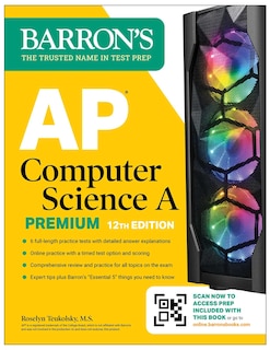 Front cover_AP Computer Science A Premium, 12th Edition: Prep Book with 6 Practice Tests + Comprehensive Review + Online Practice