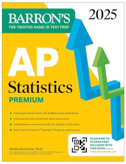 Couverture_AP Statistics Premium, 2025: Prep Book with 9 Practice Tests + Comprehensive Review + Online Practice