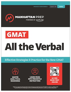 Couverture_GMAT All the Verbal: Effective Strategies & Practice for the new GMAT + Atlas online