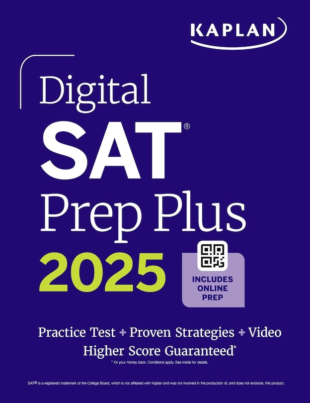 Couverture_Digital SAT Prep Plus 2025: Includes a Full Length Practice Test, 700+ Practice Questions + 1 Year Access to Online Quizzes and Video Instruction