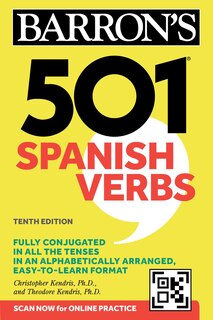 Front cover_501 Spanish Verbs, Tenth Edition