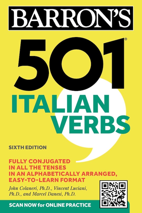 Front cover_501 Italian Verbs, Sixth Edition