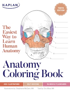 Front cover_Anatomy Coloring Book with 450+ Realistic Medical Illustrations with Quizzes for Each