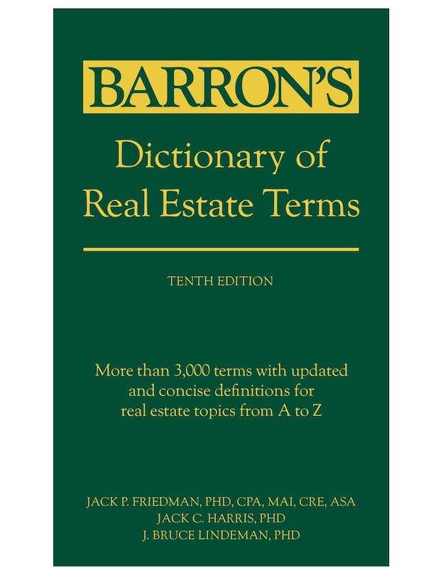 Front cover_Dictionary of Real Estate Terms, Tenth Edition