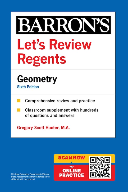 Front cover_Let's Review Regents: Geometry, Sixth Edition