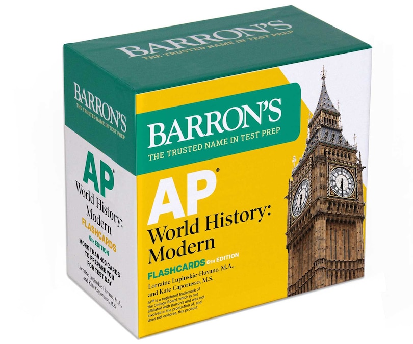 Couverture_AP World History: Modern Flashcards, Sixth Edition
