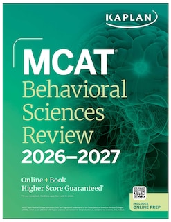 Front cover_MCAT Behavioral Sciences Review 2026-2027