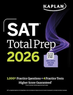 Front cover_SAT Total Prep 2026: Includes 4 Full Length Practice Tests, 1,100+ Practice Questions + 1 Year Access to Online Quizzes and Video Lessons and Tutorials