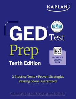 Couverture_GED Test Prep, Tenth Edition (2026): Includes a Diagnostic Pretest, 2 Full Length Practice Tests, 1000+ Practice Questions, and 40+ Online Videos