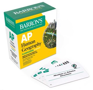 Front cover_AP Human Geography Flashcards, Sixth Edition: Up-to-Date Review