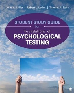 Couverture_Student Study Guide For Foundations Of Psychological Testing