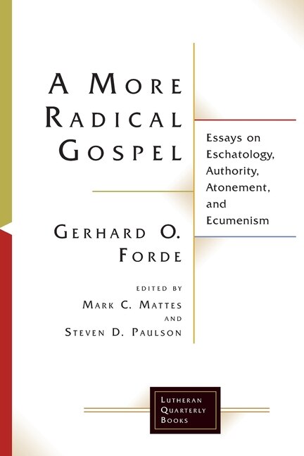 Front cover_A MORE RADICAL GOSPEL