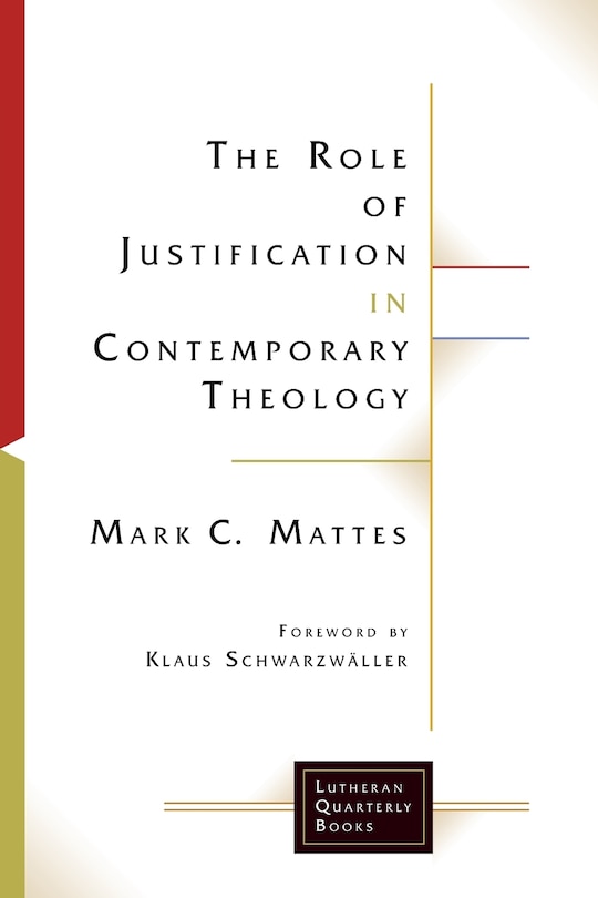 Couverture_The ROLE OF JUSTIFICATION IN CONTEMPORARY THEOLOGY