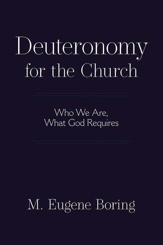 Couverture_Deuteronomy for the Church