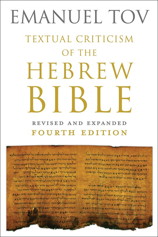 Couverture_Textual Criticism of the Hebrew Bible