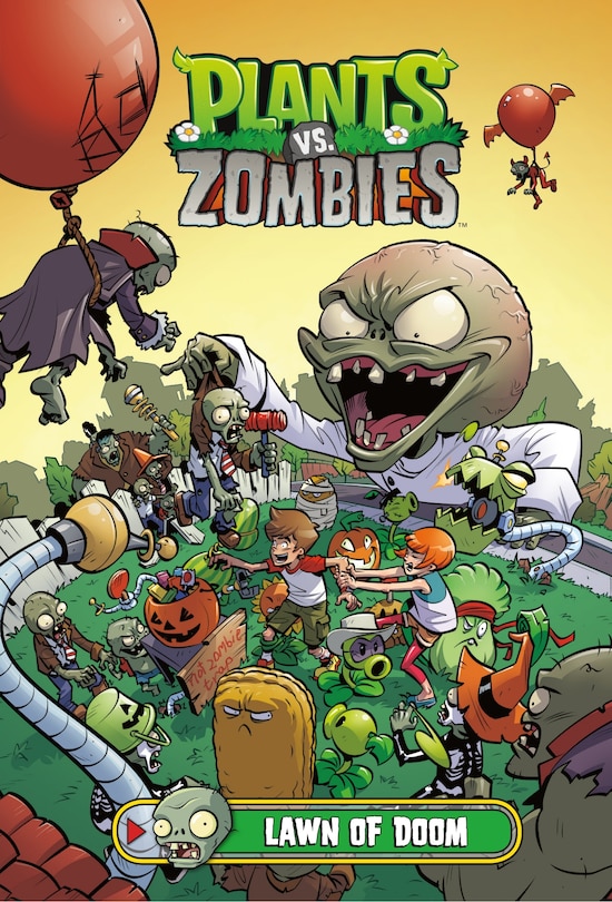Front cover_Plants Vs. Zombies Volume 8: Lawn Of Doom