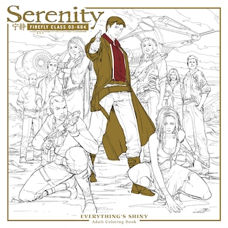 Couverture_Serenity: Everything's Shiny Adult Coloring Book