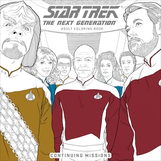 Star Trek: The Next Generation Adult Coloring Book-continuing Missions