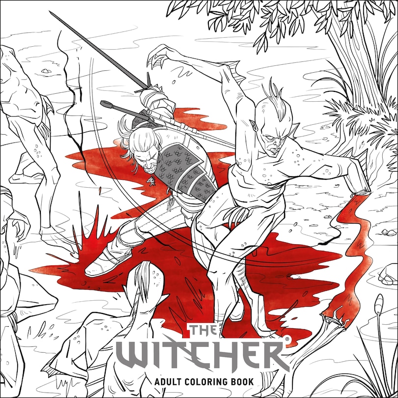 Couverture_The Witcher Adult Coloring Book