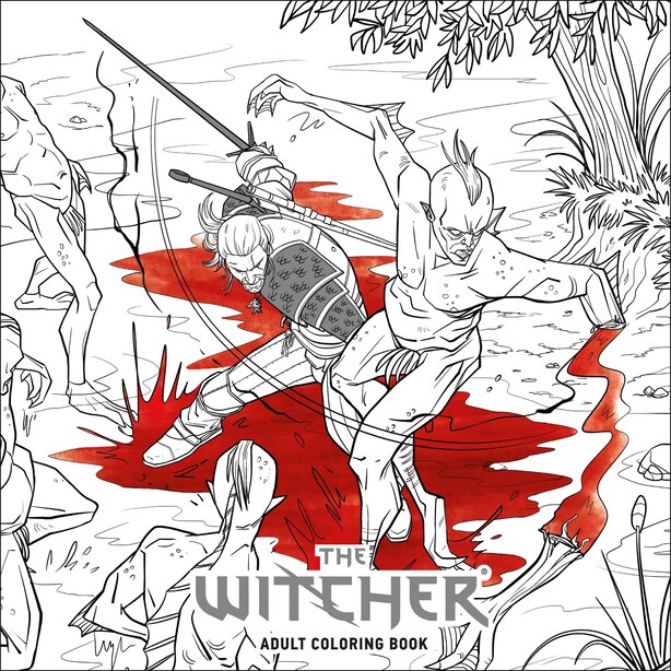 The Witcher Adult Coloring Book by Cd Projekt Red
