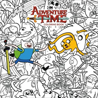Front cover_Adventure Time Adult Coloring Book Volume 1