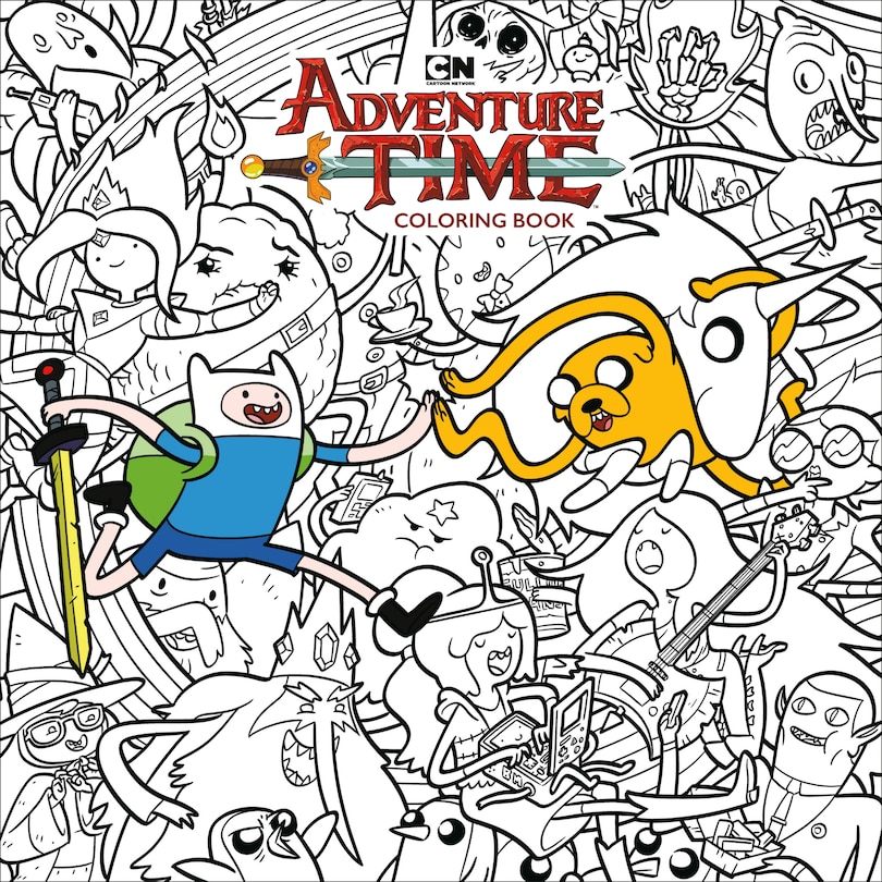 Front cover_Adventure Time Adult Coloring Book Volume 1