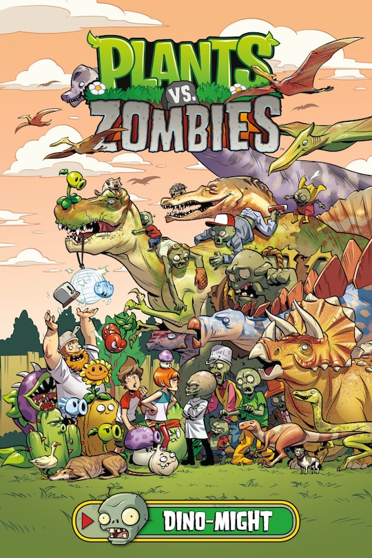 Couverture_Plants Vs. Zombies Volume 12: Dino-might