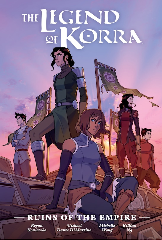Couverture_The Legend Of Korra: Ruins Of The Empire Library Edition