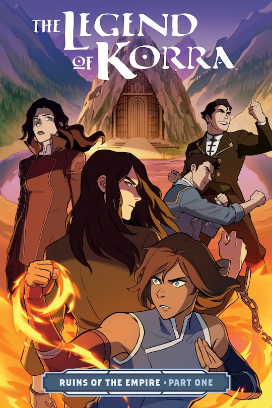 Front cover_The Legend Of Korra: Ruins Of The Empire Part One