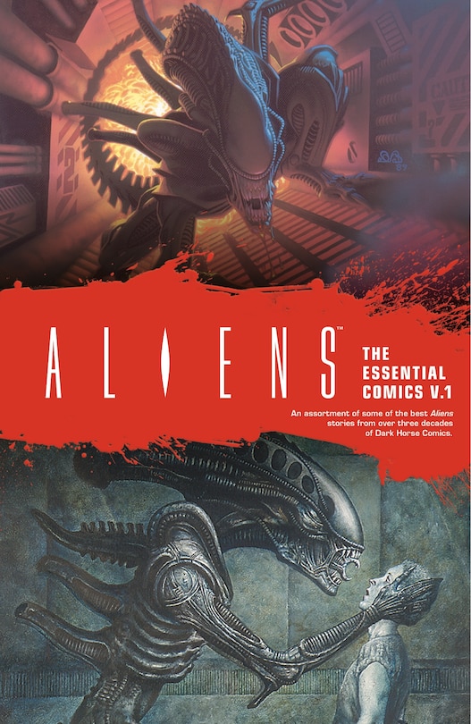 Front cover_Aliens: The Essential Comics Volume 1