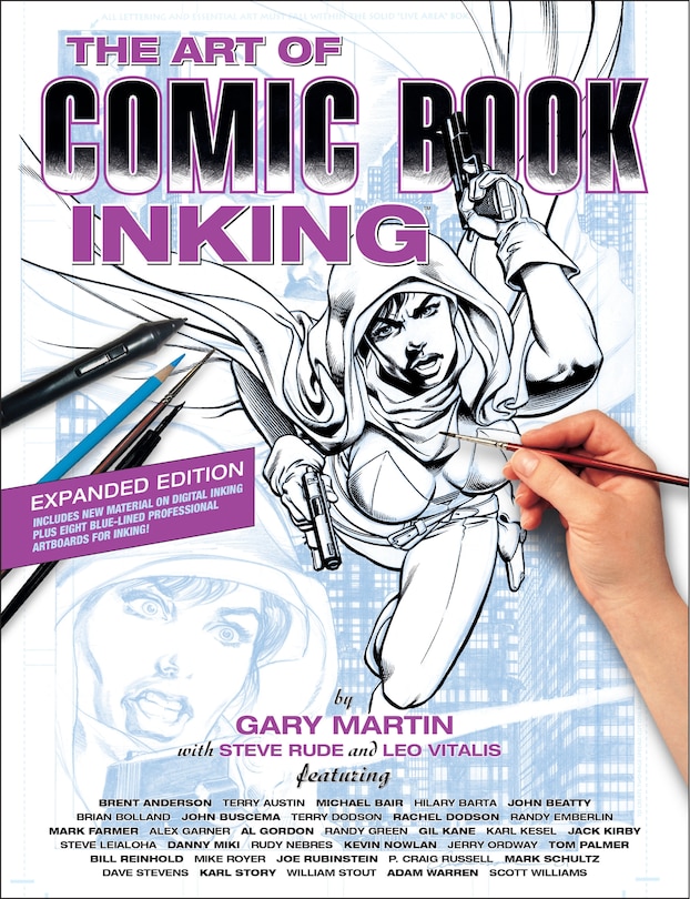 Front cover_The Art Of Comic Book Inking (third Edition)