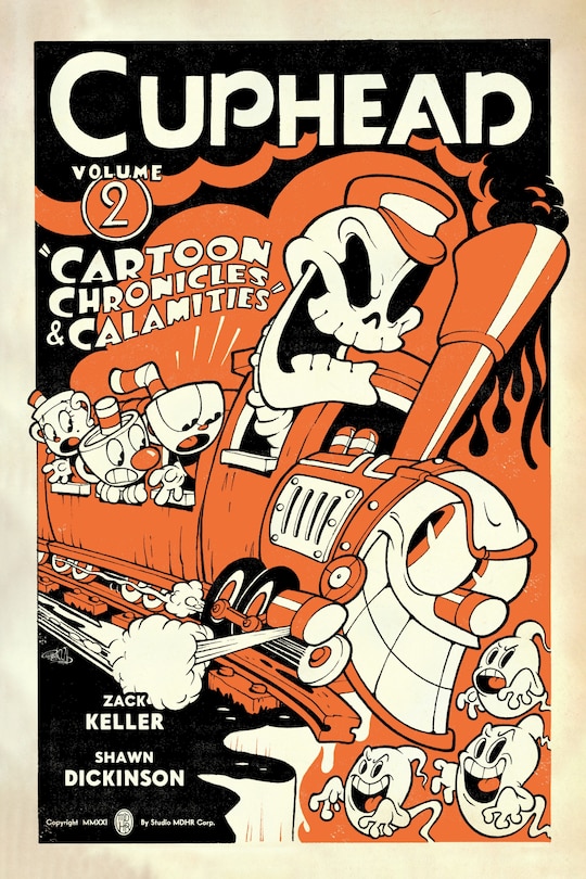 Front cover_Cuphead Volume 2: Cartoon Chronicles & Calamities