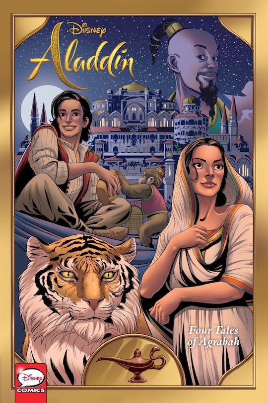 Front cover_Disney Aladdin: Four Tales Of Agrabah (graphic Novel)