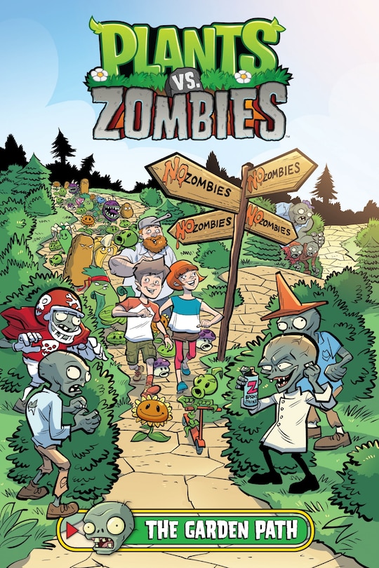 Front cover_Plants Vs. Zombies Volume 16: The Garden Path