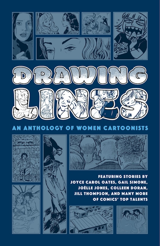 Front cover_Drawing Lines: An Anthology Of Women Cartoonists