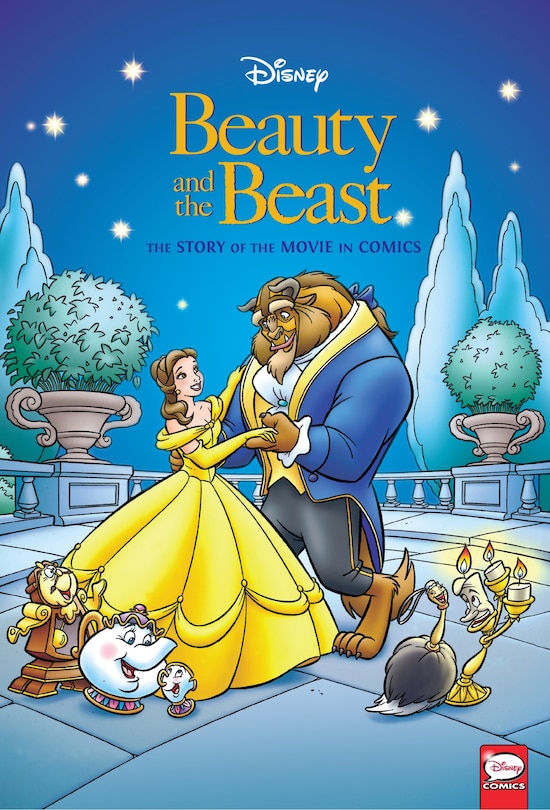 Front cover_Disney Beauty And The Beast: The Story Of The Movie In Comics