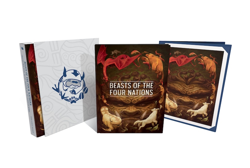 Front cover_Beasts of the Four Nations: Creatures from Avatar--The Last Airbender and The Legend of Korra Deluxe Edition
