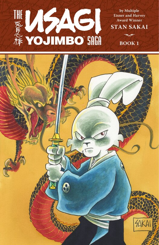 Front cover_Usagi Yojimbo Saga Volume 1 (second Edition)
