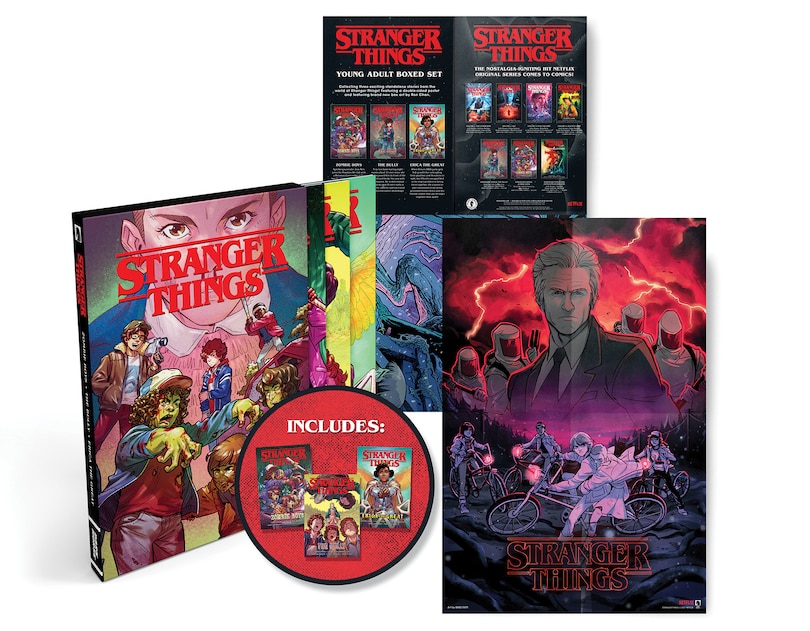 Front cover_Stranger Things Graphic Novel Boxed Set (Zombie Boys, The Bully, Erica the Great)