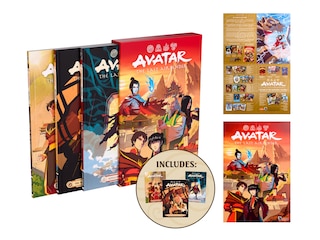 Front cover_Avatar: The Last Airbender--Fire and Family Treasury Boxed Set