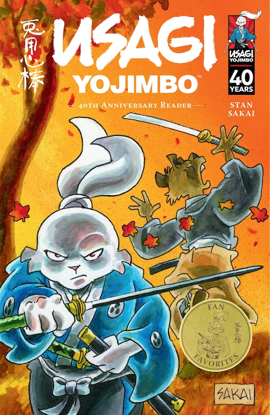 Front cover_Usagi Yojimbo: 40th Anniversary Reader