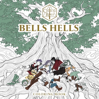 Front cover_Critical Role: Bells Hells Coloring Book
